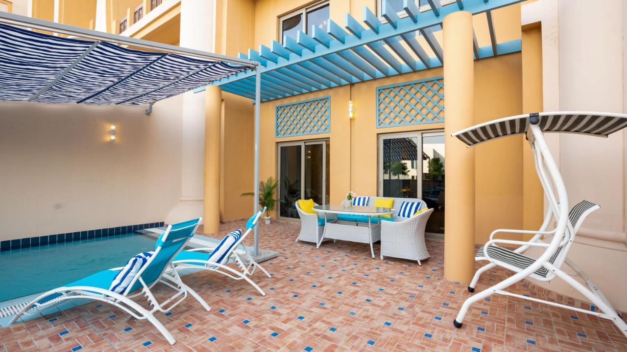 Exclusive Retreat Globalstay'S New 3Br Townhouse With Private Pool Dubai Bagian luar foto